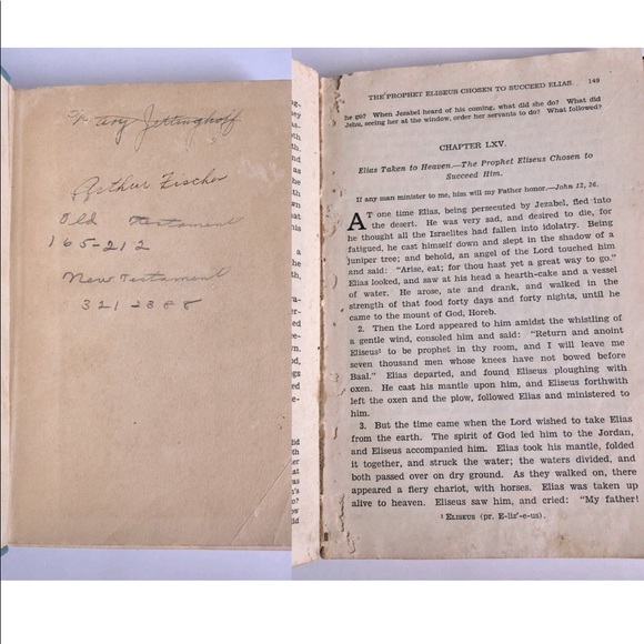 ILLUSTRATED BIBLE HISTORY 1889 By Dr. J. Schuster VINTAGE - Picture 9 of 14